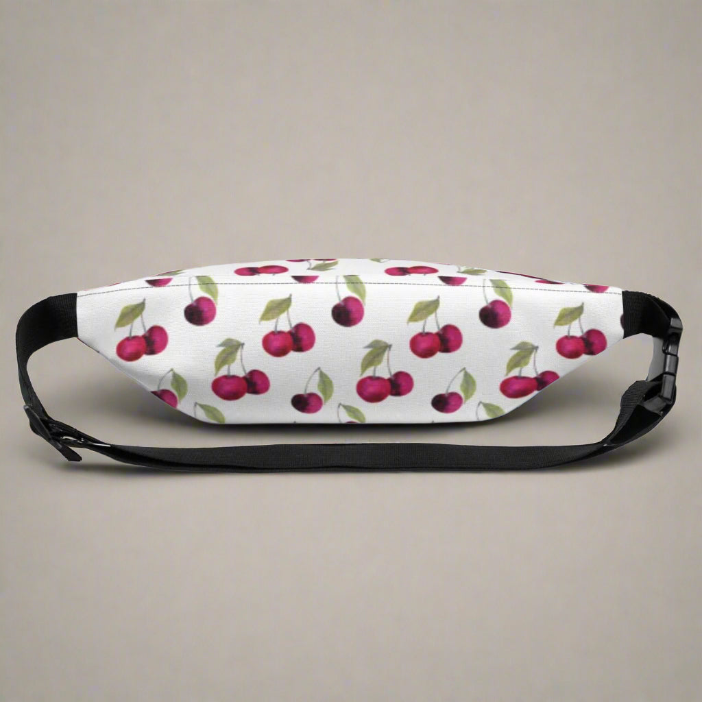 Cherry Print Fanny Pack – Stylish & Water - Resistant FieldHouse Designs - Fanny Pack