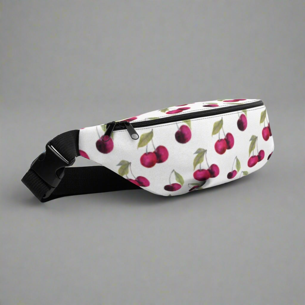 Cherry Print Fanny Pack – Stylish & Water - Resistant - Fanny Pack