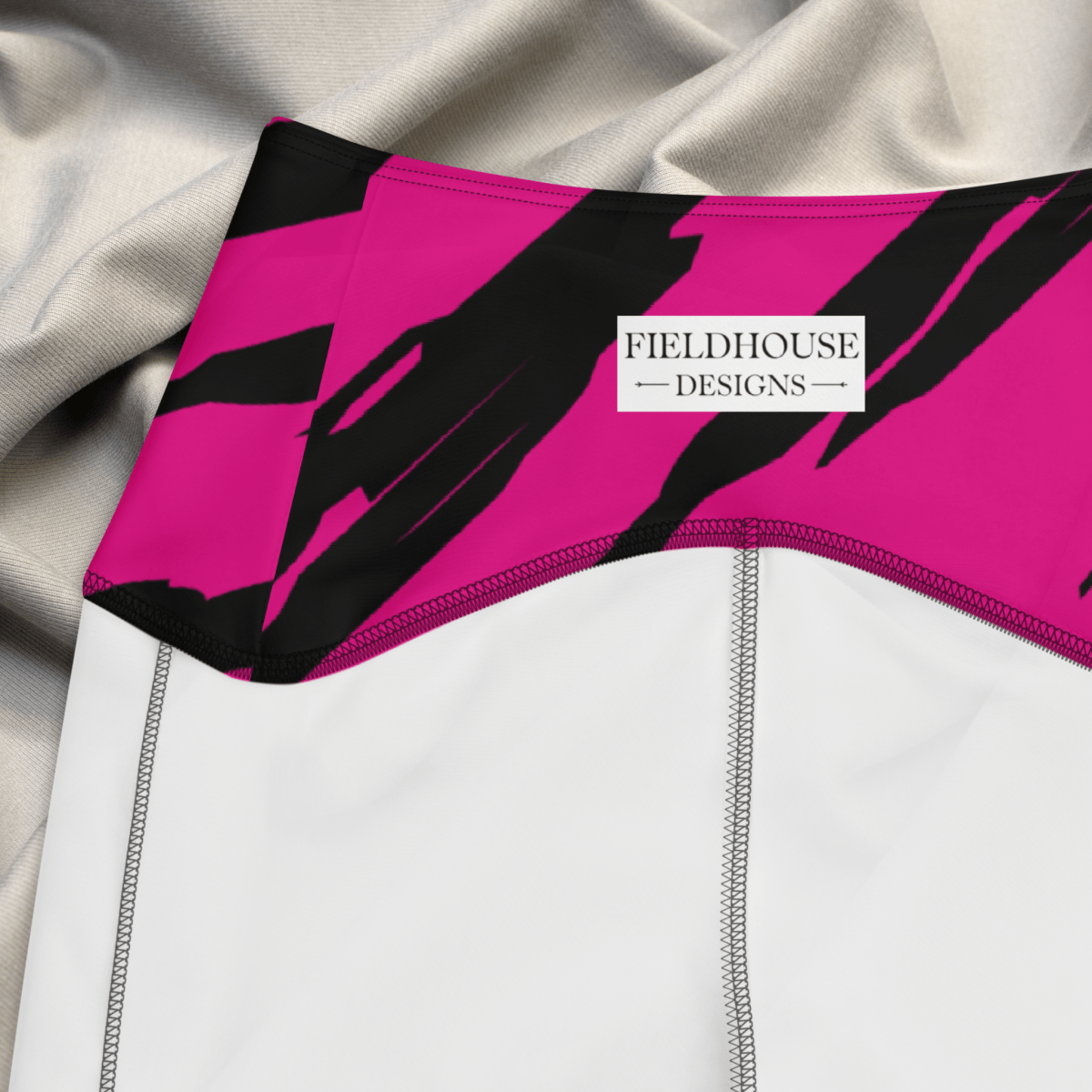 ⚡ Fierce in Fuchsia – Hot Pink Claw - Marked Pocket Leggings