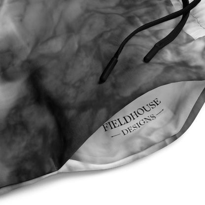 Close-up of a pocket with 'Fieldhouse Designs' branding 