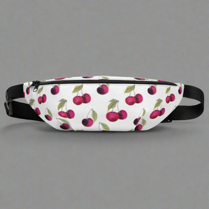 Cherry Print Fanny Pack – Stylish & Water - Resistant FieldHouse Designs - Fanny Pack