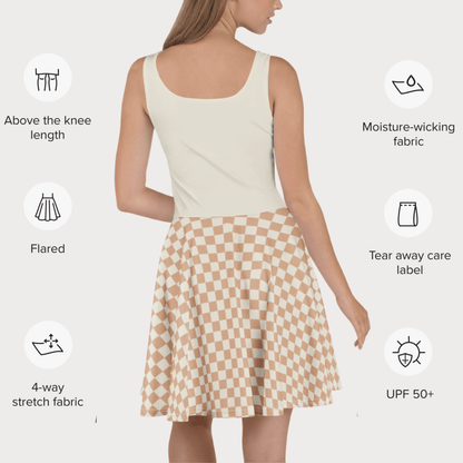 Cottage Queen Gingham Skater Dress – Goose in Bonnet