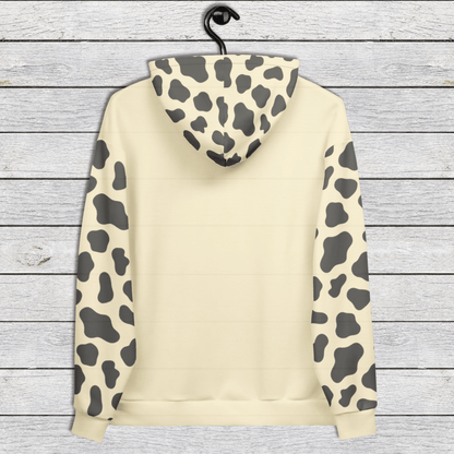 Hoodie Boo Ghost Print 2XS–6XL | Cow Print Halloween Hoodie | Fall Spooky Cute Sweatshirt