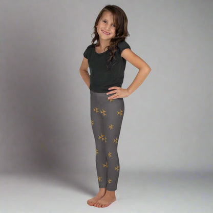 Fall Gray Toddler Leggings 2T - 7 UV Protection with Four - Way Stretch - Leggings 2T - 7