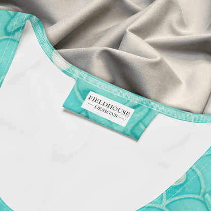 Mermaid Scales Bodycon Dress | Seafoam Starfish Print for Coastal Daydreams - Bodycon Dress