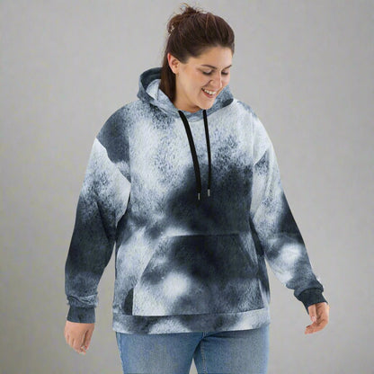 Mystical Moon FairyCore Hoodie – Recycled All - Over Print Unisex Hoodie with Celestial Art - Eco - Friendly Hoodie