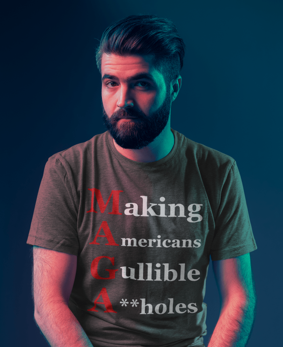 Organic Cotton Graphic T-Shirt - MAGA Satire Tee – Political Protest