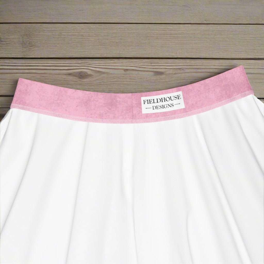 pink waistband featuring 'Fieldhouse Designs' label on a white background