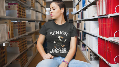 Organic Cotton Graduation Tee – “Senior Goose on the Loose”