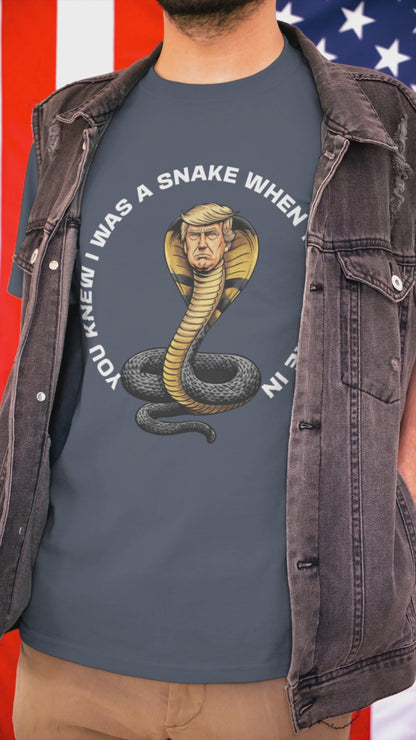 Organic Cotton Graphic T-Shirt - Anti-Trump Protest T-Shirt - Funny Political Shirt