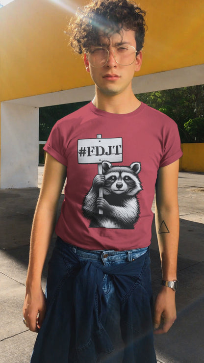 Organic Cotton Graphic T-shirt - #FDJT Political Protest Tee