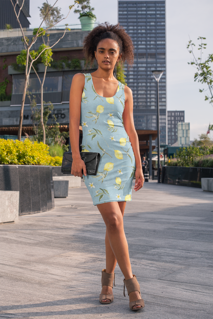 Lemon Grove Bodycon Dress | Fresh Summer Boho Vibes in Every Step