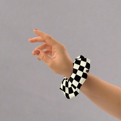 Recycled Fabric Scrunchies – Eco - Friendly Hair Tie - Scrunchies
