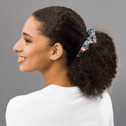 Recycled Fabric Scrunchies – Eco - Friendly Hair Tie - Scrunchies