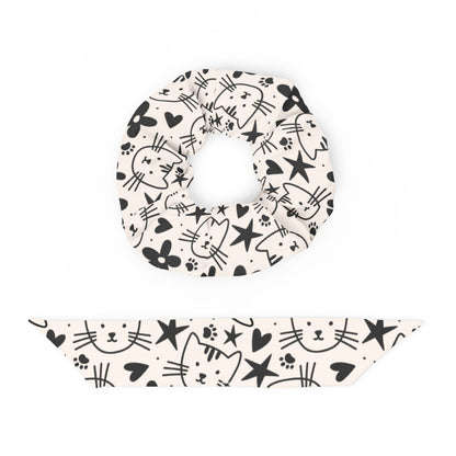 Recycled Fabric Scrunchies – Eco - Friendly Hair Tie - Scrunchies