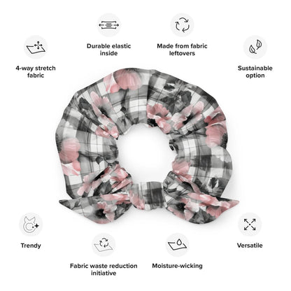 Recycled Fabric Scrunchies – Eco - Friendly Hair Tie - Scrunchies