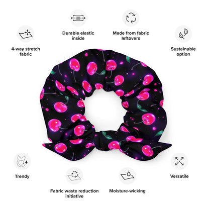 Recycled Fabric Scrunchies – Eco - Friendly Hair Tie - Scrunchies