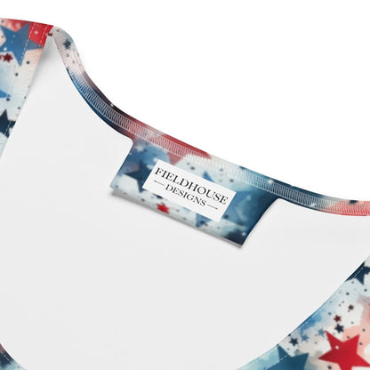 Red, White & BOOM! Patriotic Starburst Tank Top - Tank Top