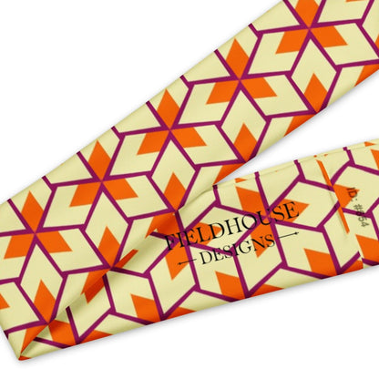 Retro Geometric Pattern Headband – Soft, Stretchy, and Stylish - Headband