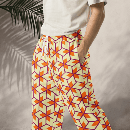 Retro Style Meets Eco Vibes – These Wide - Leg Joggers Bring the Heat