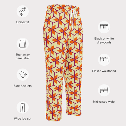 Retro Style Meets Eco Vibes – These Wide - Leg Joggers Bring the Heat