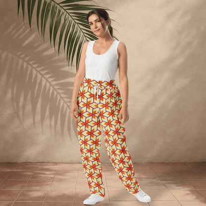 Retro Style Meets Eco Vibes – These Wide - Leg Joggers Bring the Heat