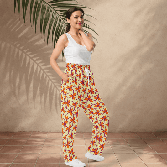 Retro Style Meets Eco Vibes – These Wide - Leg Joggers Bring the Heat