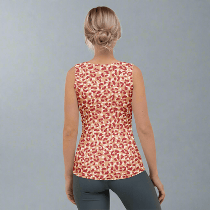 Terracotta Leopard Print Tank Top - Tank Top