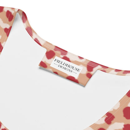 Terracotta Leopard Print Tank Top - Tank Top