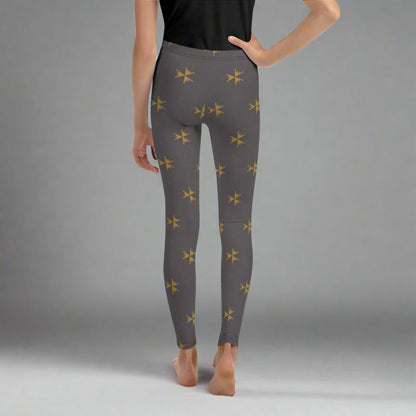 Youth Fall Fashion Leggings 8 - 20 UV Protection with Four - Way Stretch - Leggings 8 - 20